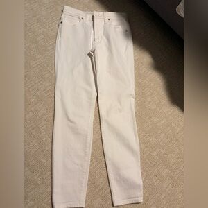 Madewell Women's White Skinny Jeans